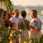 Wedding in front of the ocean at Club del Mar